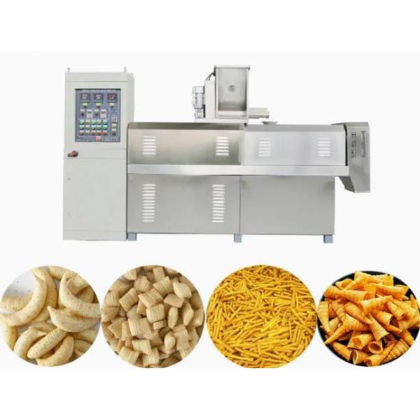 3D 2D Extruded frying snack food processing line