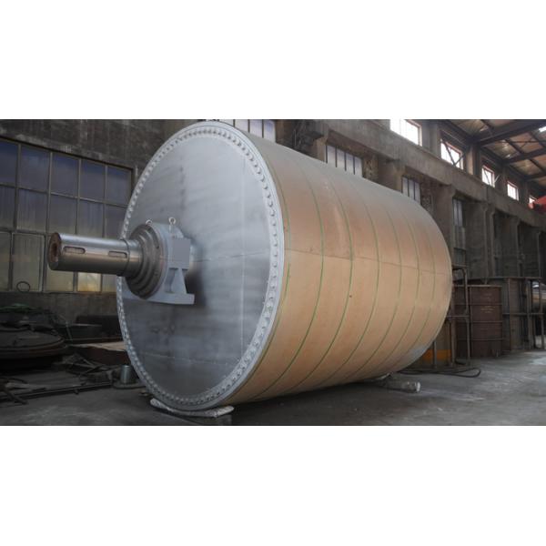 Cast Iron High Security Dryer Cylinder for Papermaking with Ra 0.1-0.4 Roughness and 500-1200m/min Speed