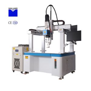 Prismatic Aluminum Lithium Ion Battery Pack Laser Welding Machine with CW/PWM Welding Mode