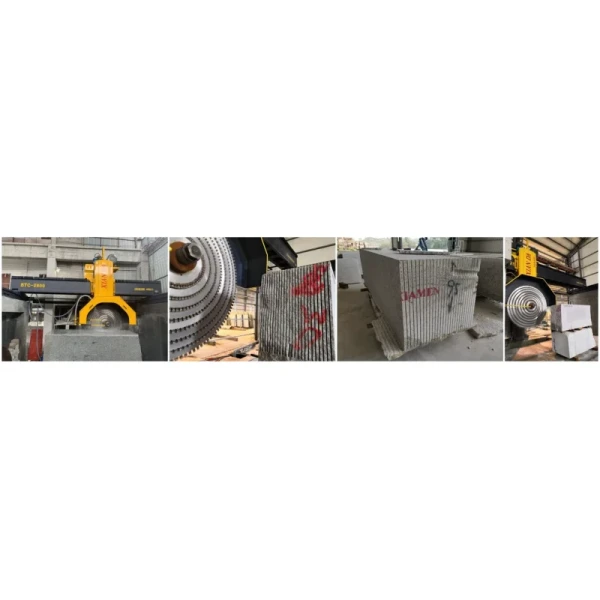 Block Cutting Machine Cutter Granite Marble Quarry Stone Bridge Multi-Blade