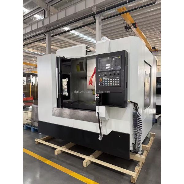4 Axis Rotary Spindle VMC855 CNC Vertical Milling Machine Roller Guide BT40 Taper Belt Drive System