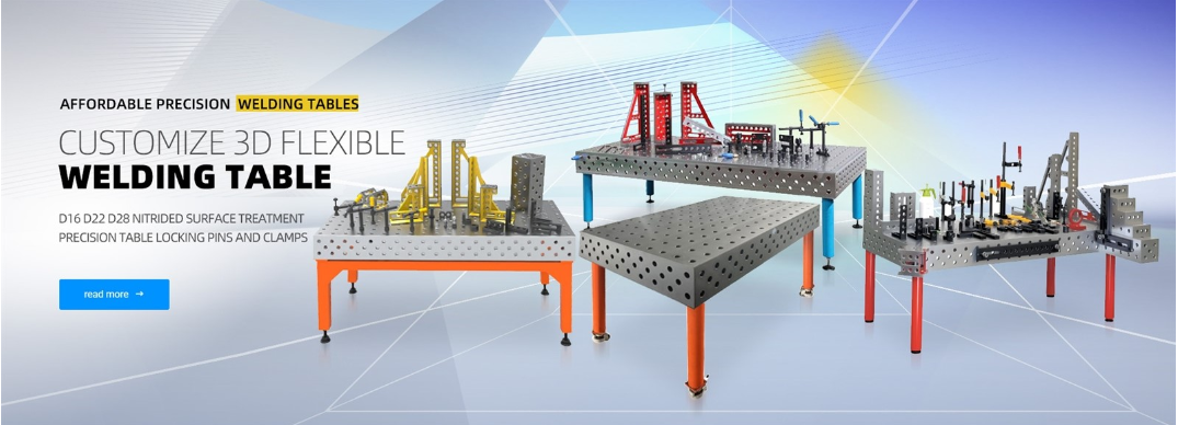 D28 2D Welding Fixture Table with Modular Accessory System