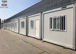 Single Layer Pre Made Container Homes With Standard Galvanized Steel Frame