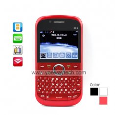 Unlocked Four SIM Card Cell Phone + QWERTY Keyboard + WIFI