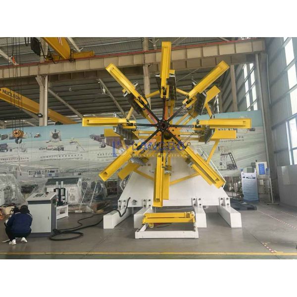 Large PE Pipe Coiler for Single Wall Corrugated Pipe Production Line