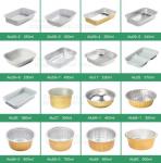 Microwave Disposable Aluminum Foil Pizza Baking Tray Pans container Sizes,pan