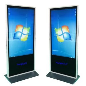 Buy cheap Totem Floor Stand Lcd Interactive Touch Screen Digital Signage Display 55 75 Inch product