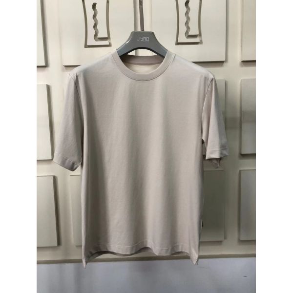 Men's Breathable 100% Cotton Screen Printing Loose Customized LOGO