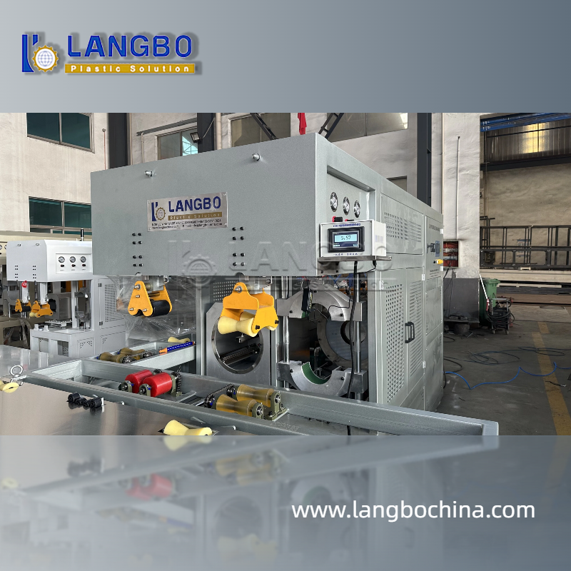 Automatic Pipe Belling Machine with Infrared Ray Heating System and Horizontal Pipe Movement for 20-630mm Plastic PVC Pipes