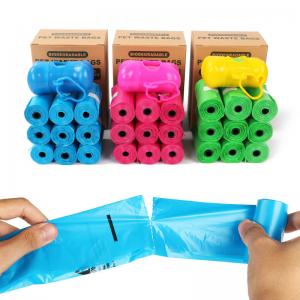 Buy cheap Pet Waste 23*33cm*15microns Biodegradable Dog Poop Bag 10 Rolls Pack product
