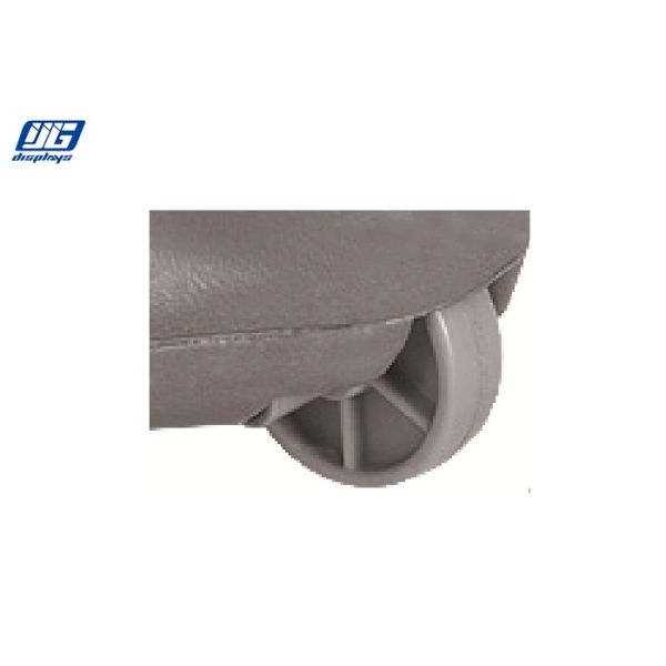 Round Corner Poster Display Stands , Water Filled Base Poster Presentation Stands