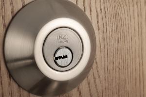 Buy cheap Stainless Steel Metal Sliding Door Locks Single Cylinder Deadbolt 3 Same Brass Keys product