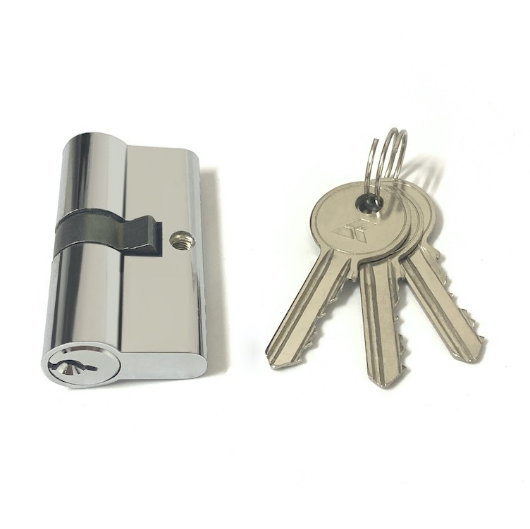Customized 60mm Lock Cylinder Zinc Alloy Lock Cylinder Replacement