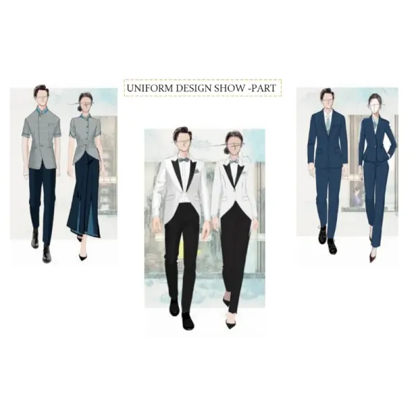 High-End Customized Fast Food Restaurant Work Uniform