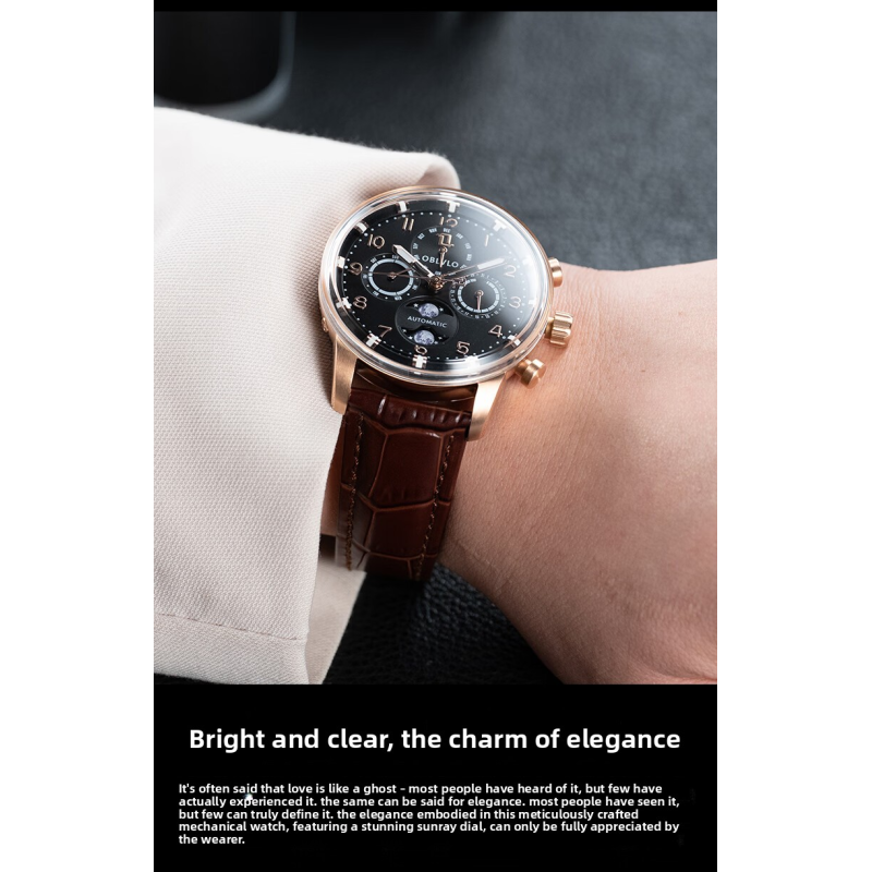Professional Traditional Business Wrist Watch Featuring Date Display Function and Scratch Resistant Mineral Glass for Daily Wear