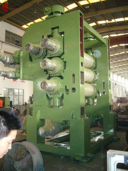 3 Roll Soft PVC Calender Machine Oil Heating wrapped by film and fixed in container