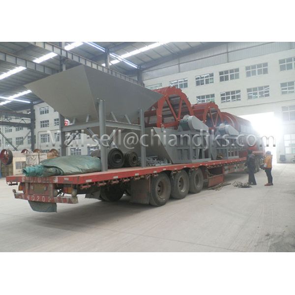 415V Draining Mineral Processing Plant Remove Impurity Sand Washing Machine