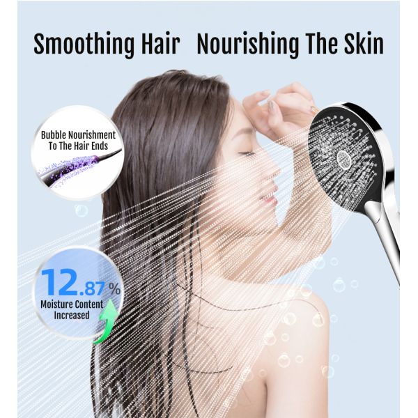 2025 High Flow Micro Nano Bubble Nozzle Generator for Shower Head with Water Oxygenation