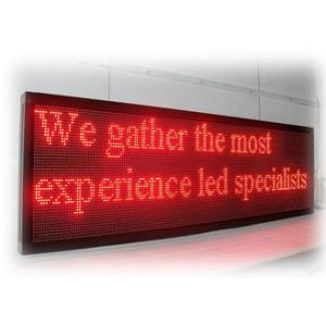 Buy cheap Business Outdoor Programmable Led Signs Waterproof IP65 Red Green Color from wholesalers