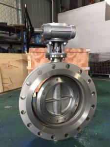 Buy cheap API609 Large Size Flanged Triple Offset double Butterfly Valve,Stainless Steel Flanged Triple Offset Butterfly Valve product