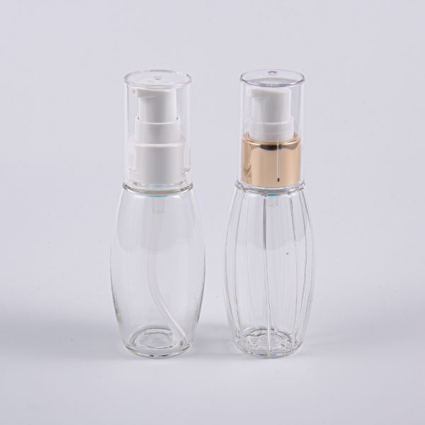 Travelling Use 50ml PETG Ball Shape Bottle With Pump