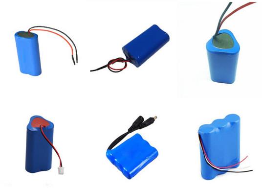 18650 Li Ion Battery Pack , 3.7 Volt Rechargeable Battery Pack With Pcb / Wire Leads