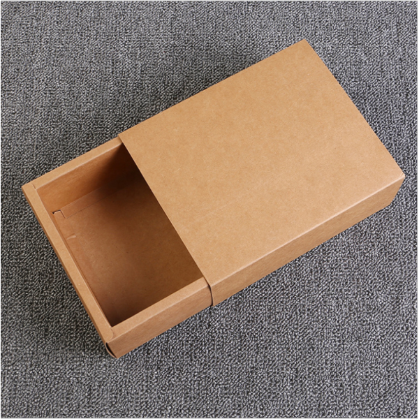 Recyclable Kraft Paper Gift Box With Drawer