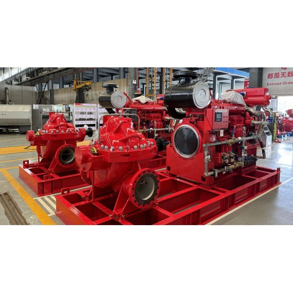 NFPA 20 Standard Fire Fighting Pumps for Superior Fire Suppression 110-284PSI Head 4500GPM