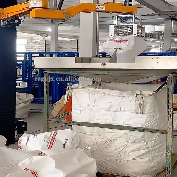 Automatic Robot Arm Stacker Pallet Box Carton Stacker For Cartons Bags Barrels