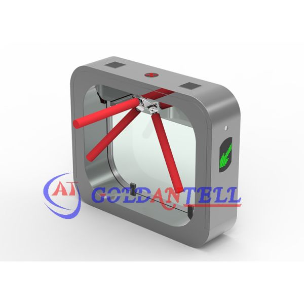 2 Channels Contactless Infrared Anti Jump Tripod Turnstile Gate
