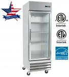 直立したガラス ドアRefrigeatorの冷却装置、ステンレス鋼冷却装置商業refrigeator ETL ULの範囲