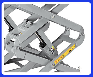 4000kg scissor lift mechanical safety lock mechanism