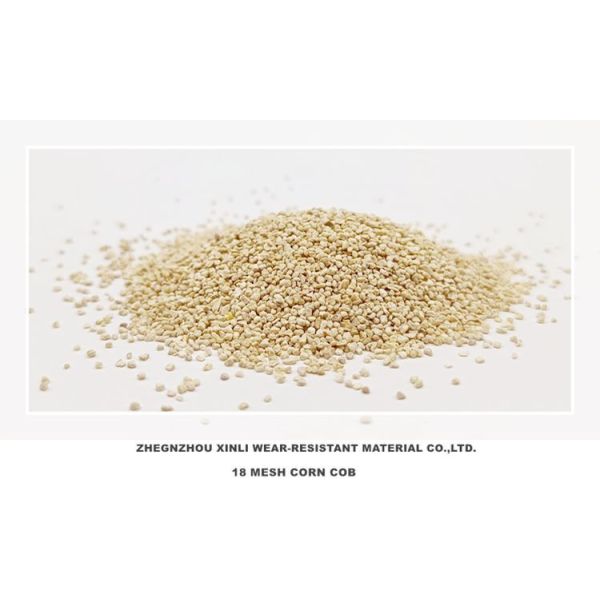 Crushed Corn Cob Abrasive Blasting Media For Deburring 2.36g/Cm3