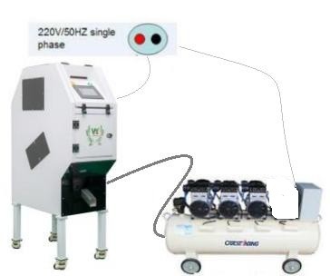 Wenyao Chickpea Color Sorter CCD Camera Beans Color Sorting Equipment