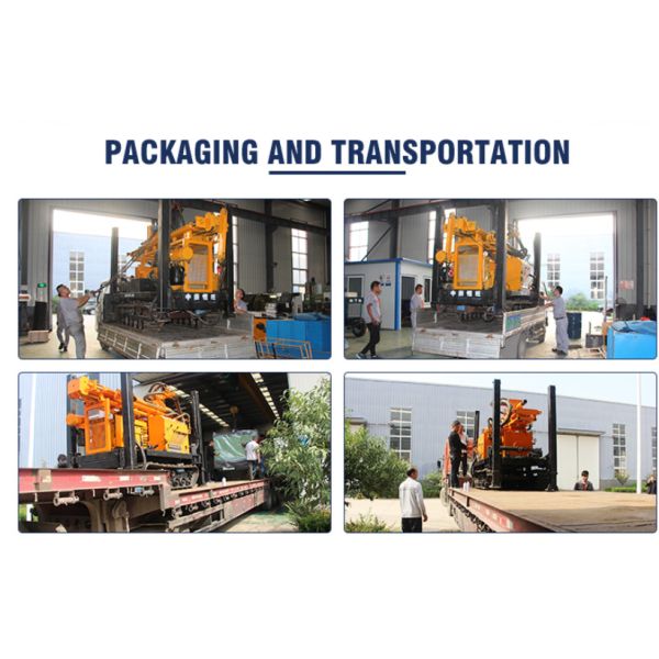 Crawler Pneumatic Borewell Drilling Dth Machine 50 Meters Depth