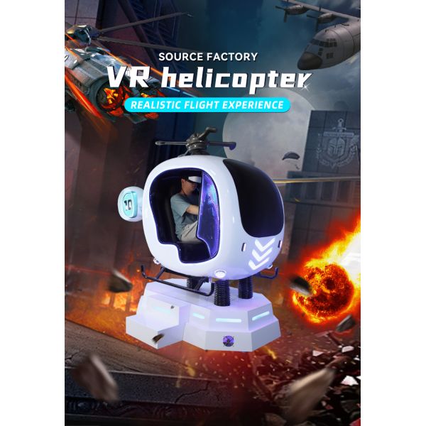Commercial VR Game Enjoy Flight Experience Helicopter Simulation Flying Simulator