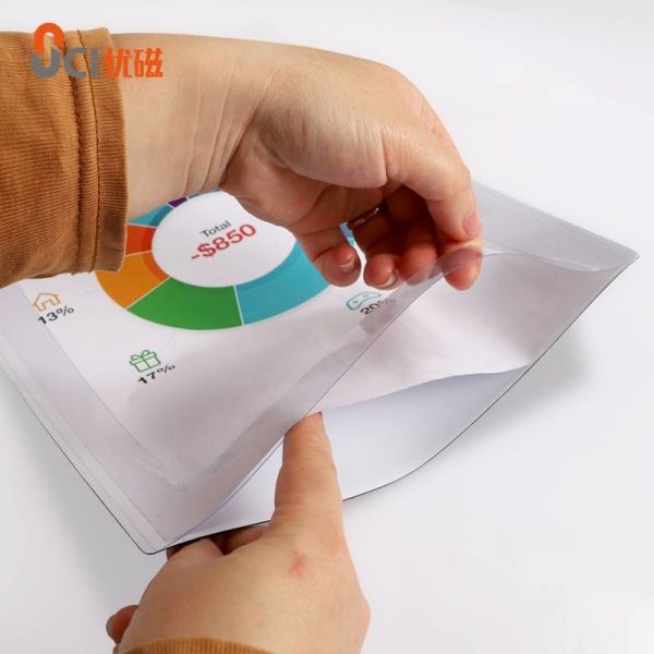 Office A4 Magnetic Document Holder Direct Writing File Frame MDH1910