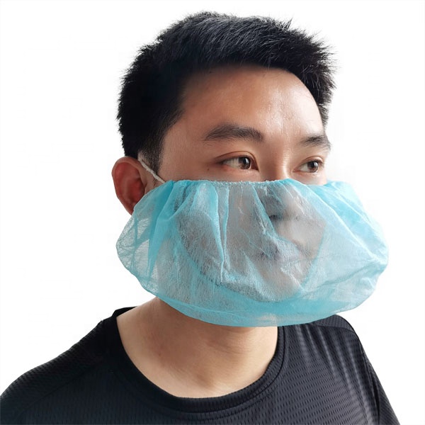 Disposable PP Non-Woven Beard Cover 45x20cm 100pcs Pack