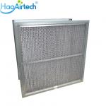 Commercial Clean Room HEPA Air Filter Media , Stainless Steel Frame