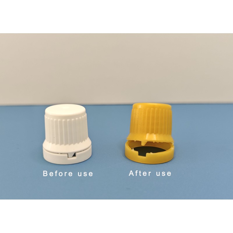 Integrated Plastic Spout Cap Tamper Proof Leak Proof Spout Lid For Stand Up Liquid Pouch Packaging