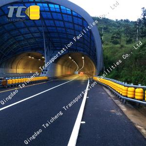 Highway Traffic Speed Safety Rolling Crash Barrier For Guardrails