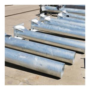 35m Galvanized Triangular Platform 5G WIFI Telecommunication Monopole