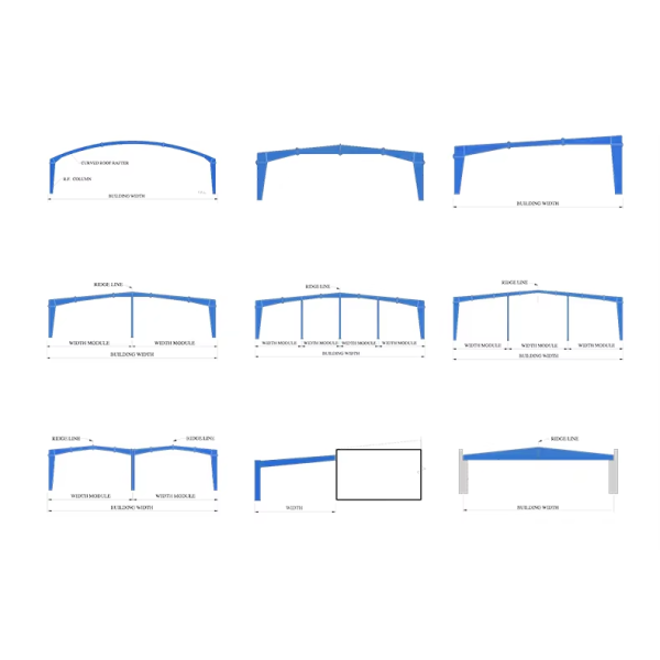 Customized Modern Prefabricated Steel Structure Steel Construction Workshop Warehouse