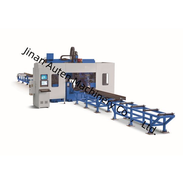 Three-Spindle BT40 CNC Beam Drilling Marking And Shearing Machine Beam Length 2000～13000mm