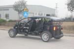 Black 4 Person Custom Electric Golf Cart Utility Vehicle 40KM/H Max Speed
