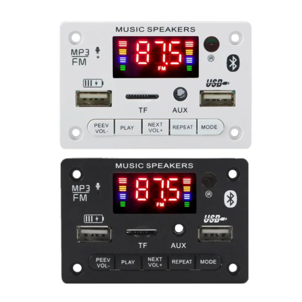 Wireless BT 5.0 MP3 Player Module with 6-12V DC and Lossless Audio Support for Car Audio Systems