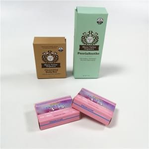 China Custom printed paper box packaging Gift Boxes Hot Stamping UV Coated soap boxes on sale