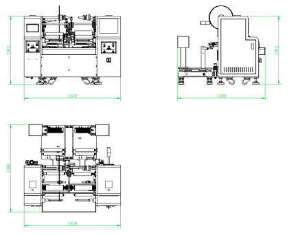 Compact Automatic Rewinder High Precision Slitting Rewinding Machine For Various Industrial Applications