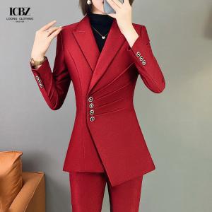 Buy cheap Skirts Suits Closure Type Single Button Two Pieces Formal Ladies Business Woman Suit product