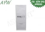 Square Bottom Gusseted Bags Kraft Paper , Coffee Bean Packaging Bag With Tin Tie